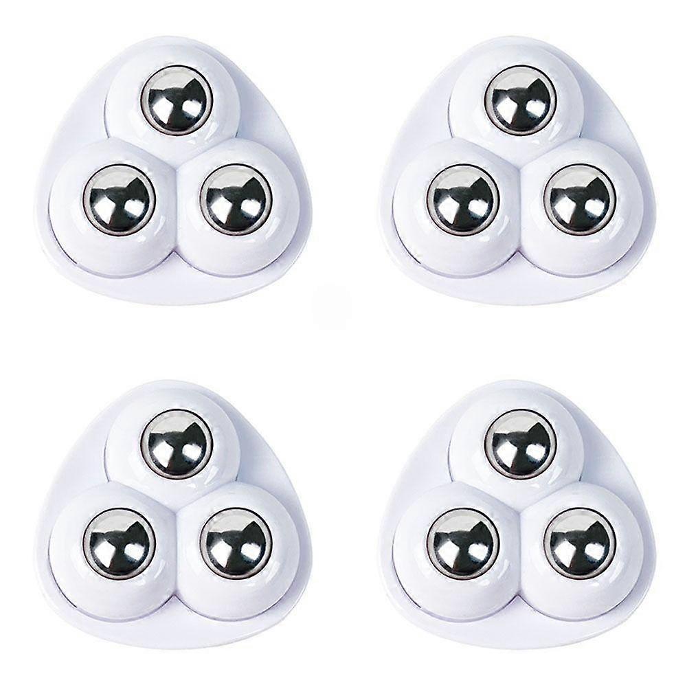 Paste Mini Caster Wheels 360° Rotation Wheel Sticky Swivel Pulley Universal Self-adhesive Wheel