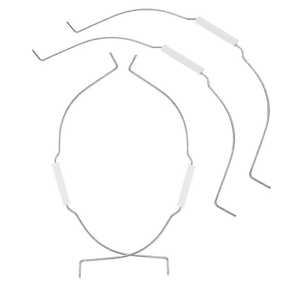 White Galvanized Iron Bucket Handle for Cleaning with 4Pcs Sets