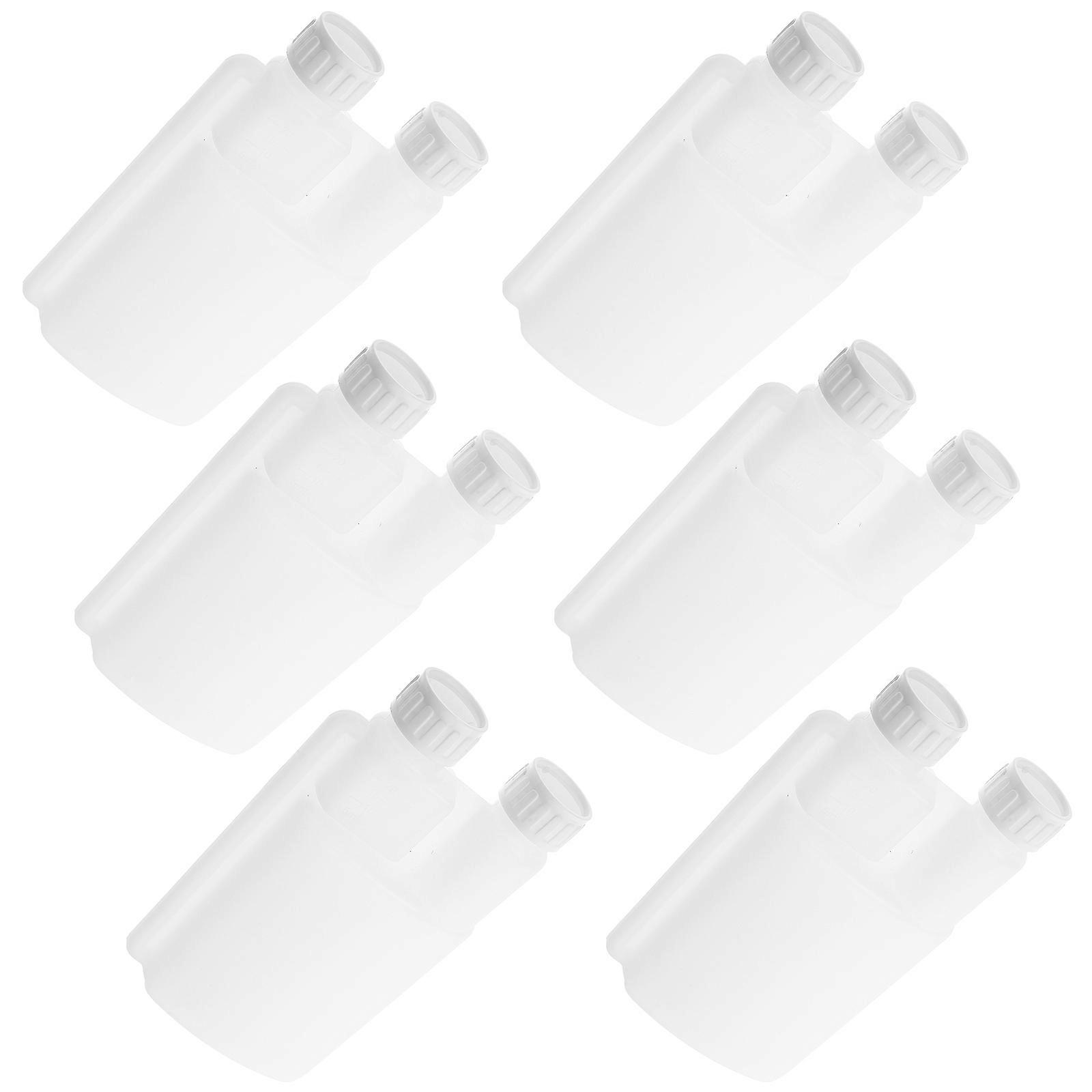 Plastic Flask for Liquor with Built-in Dispenser 6Pcs Reusable Party Flasks