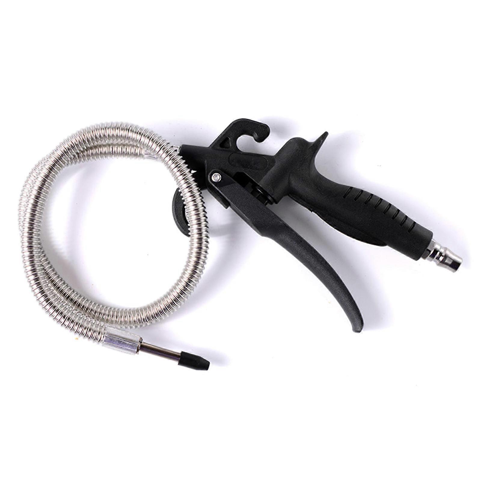 Compactly Pneumatic Air Dusters Cleaning Tool With Rotatable Bendable Nozzle Secure Alloy Body For Tight Space Access Multicolor