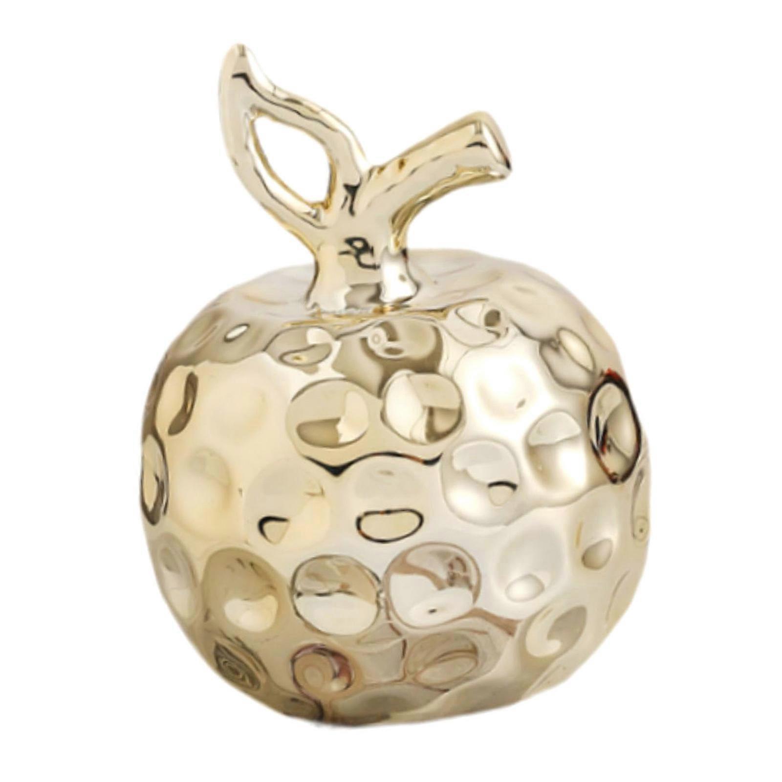 Pear Formed Porcelain Fruit Sculpture Portable Decorative Object Suitable for Apartments Studios Multicolor