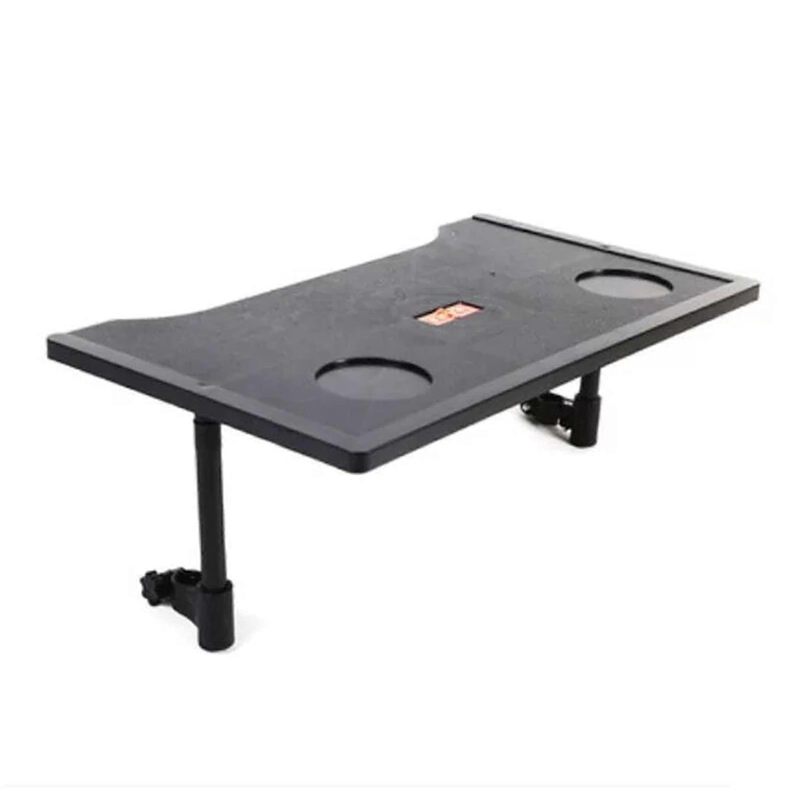 Wheelchair Dining Lap Tray Table Board Rectangular Tray With Cup Holder AntiFall Thickened Plastic Black