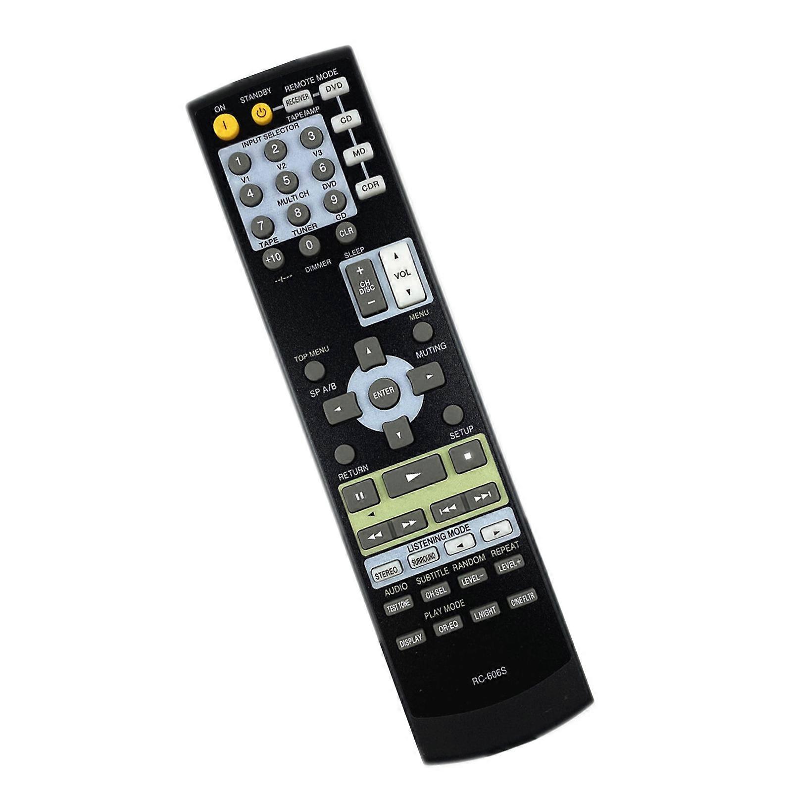 RC606S Disc Recorder Remote Control For HTS580 HTS680 HTR330 HTS680S HTR580 HTS580 HTS680 HTR330 HTS680S System Player Multicolor