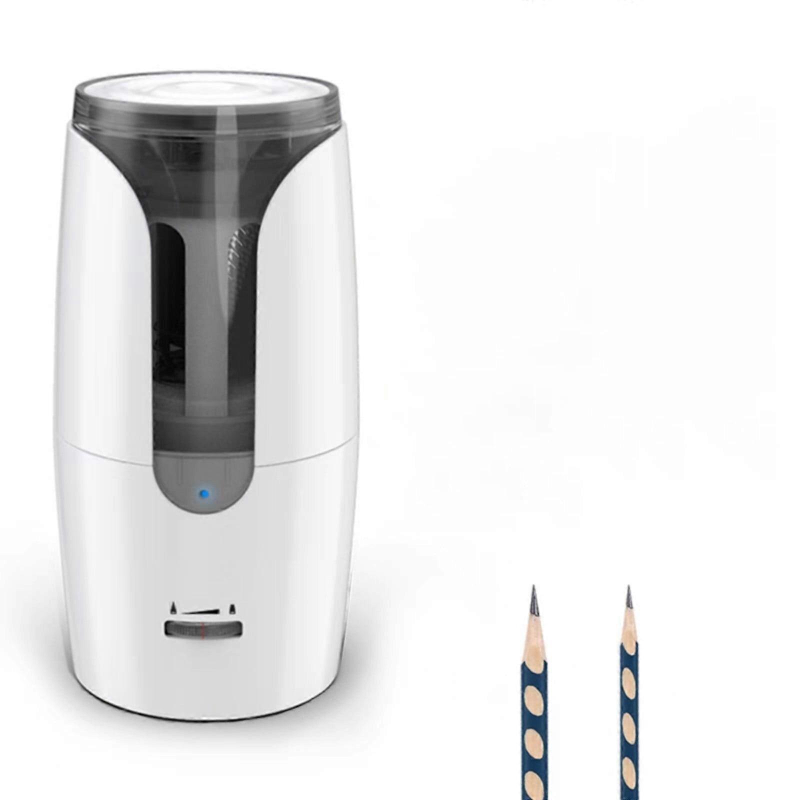 WinysinElectric Pencil Sharpener Automatic Pencil Sharpener Large Bore Coarse Hole Sharpener Pencil Sharpener