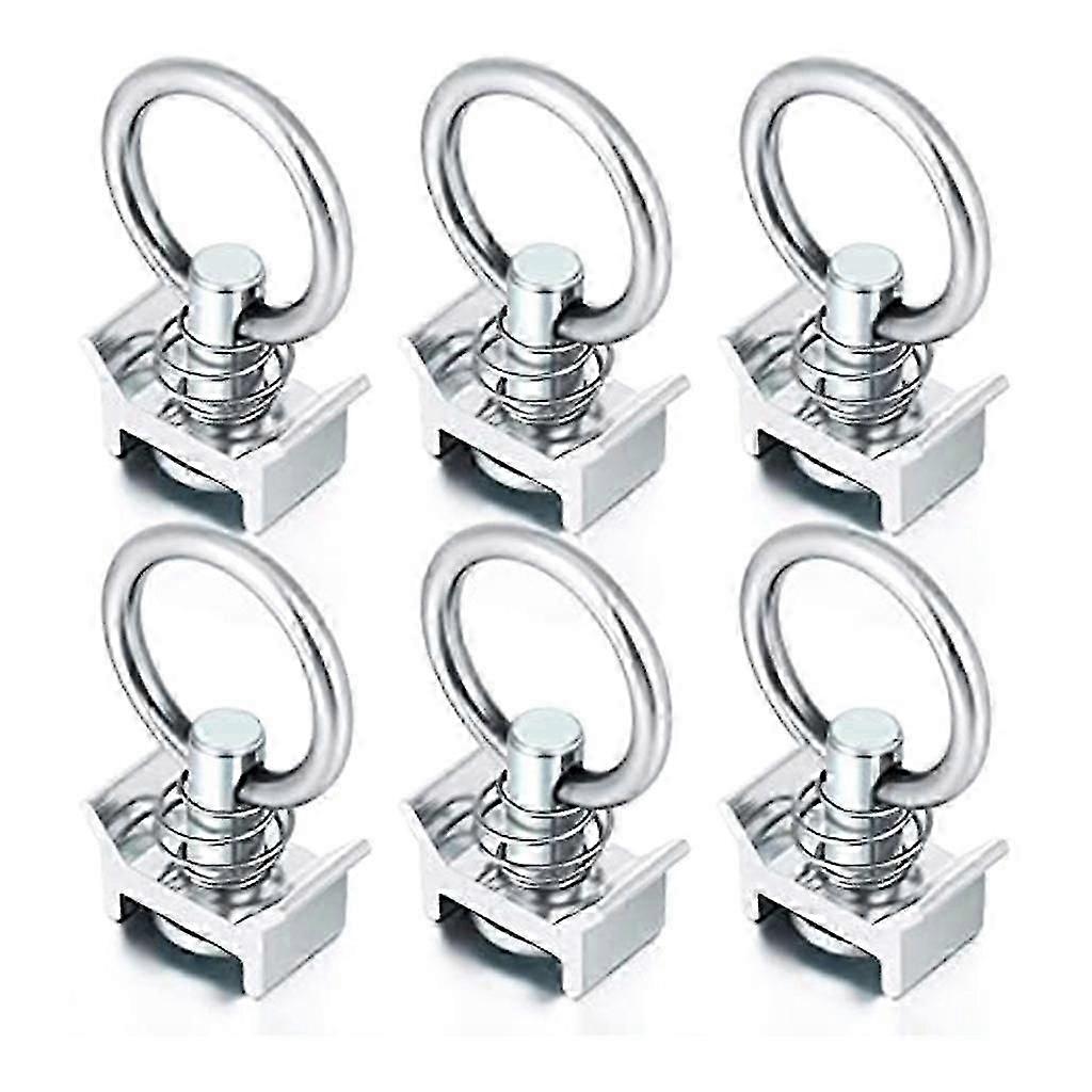 L-track Airline Aluminum Single Stud Fitting Tie Down Anchors Quick Hook