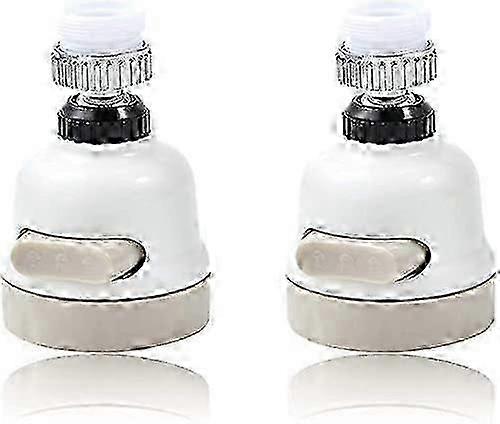 Set of 2 Movable Kitchen Faucet Heads, Water Saving Faucet Aerator Aerator 360 Rotation, Anti-Splash Faucet Nozzle with Filter
