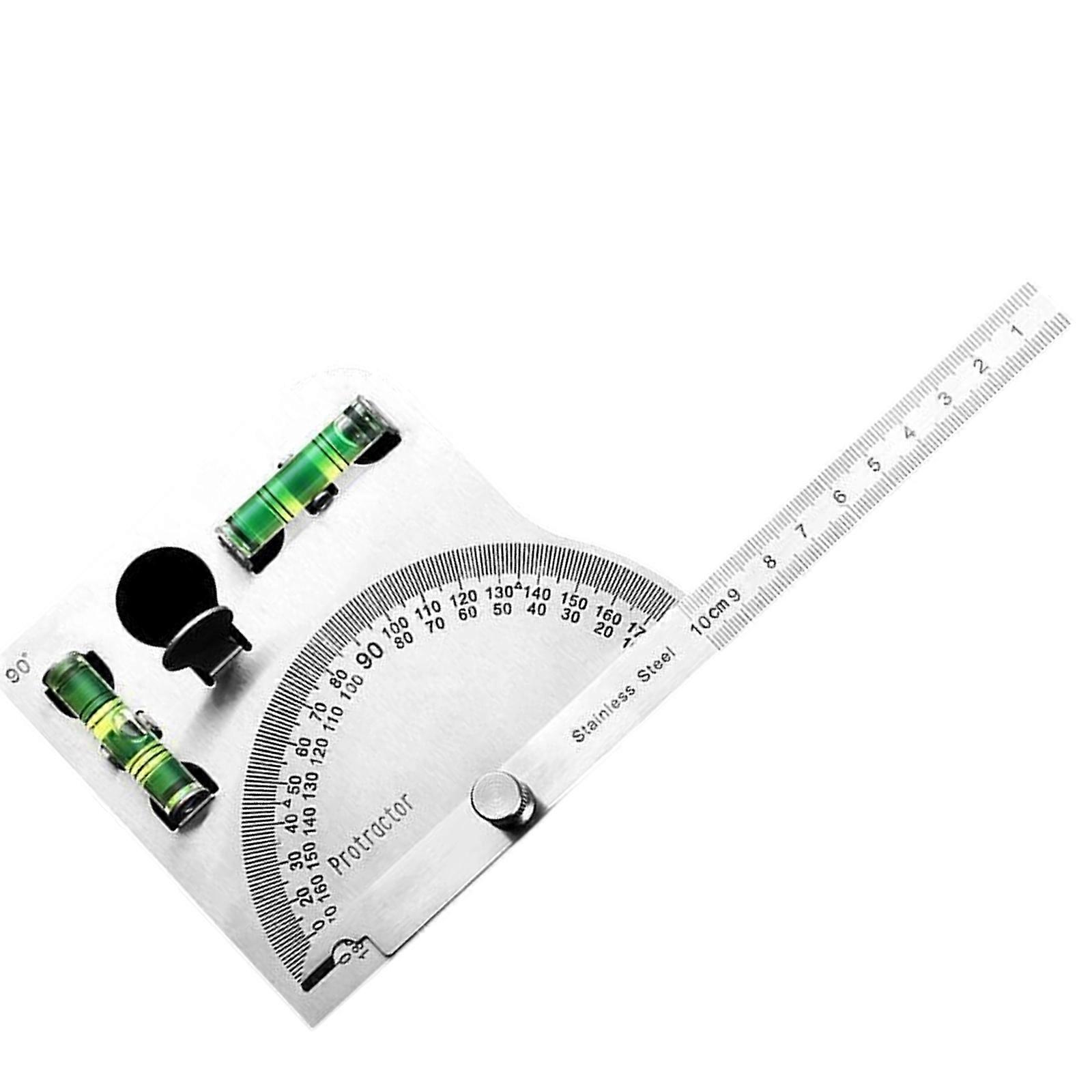 Multiple Function Engraves Angles Finders Level Gauges Resistant Measuring Tool Upgrades For Accurate Marking & Layout Multicolor