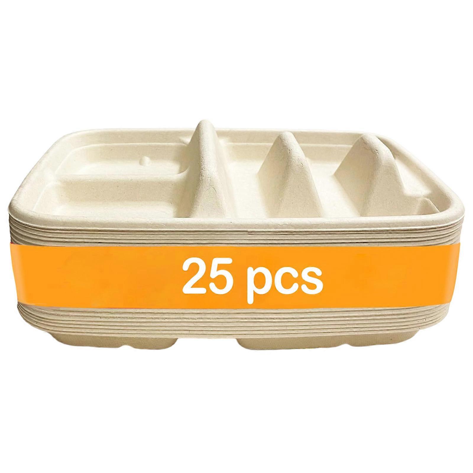 25 Pack Bamboos Blend Tacos Racks For Party Serving Nonslip Base Stackable Design Simple Kitchen Counter Organizers Multicolor