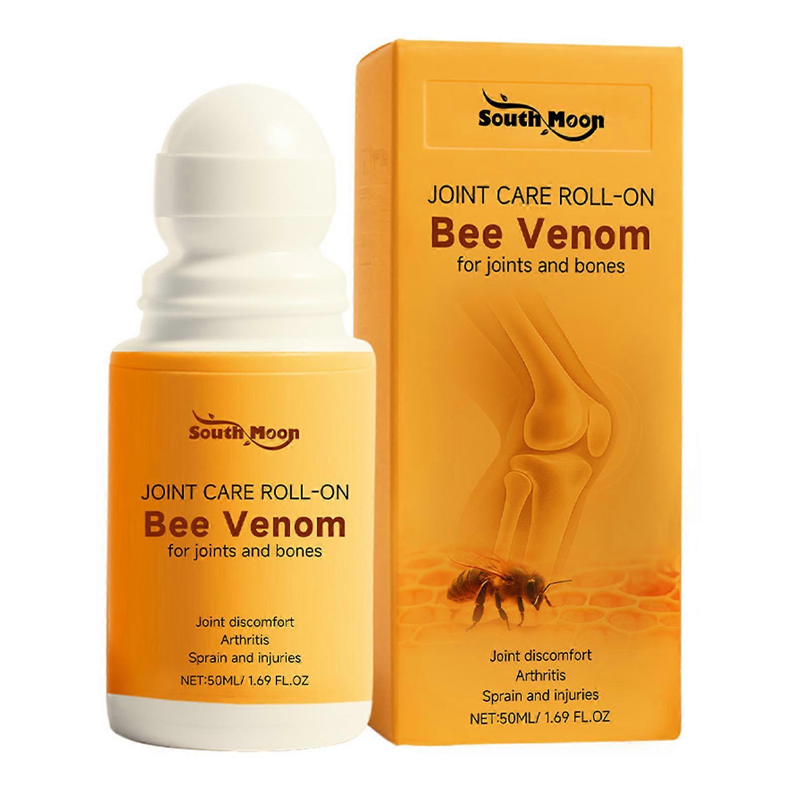 Bee-venom joint pain relief roll-on for daily use, Fast Acting Joint Muscle Bone Relief, Post-Workout Recovery