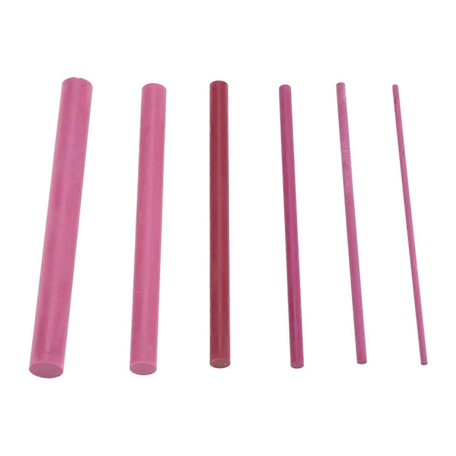6 PCS 3000 Grits Ruby Polishing Oil Stone Sharpener Sharpening Stone Whetstone Tool Set