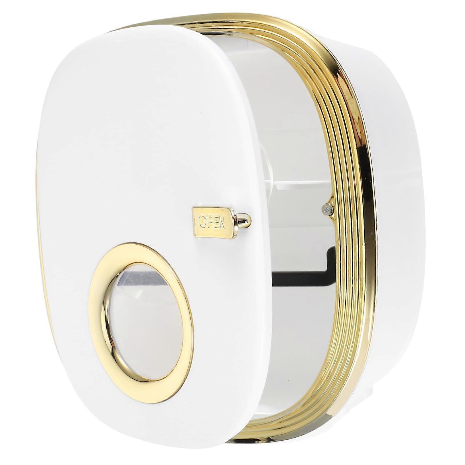 Wall Mounted Toilet Paper Holder with Storage Box and Towel Rack for Bathroom Space Saving