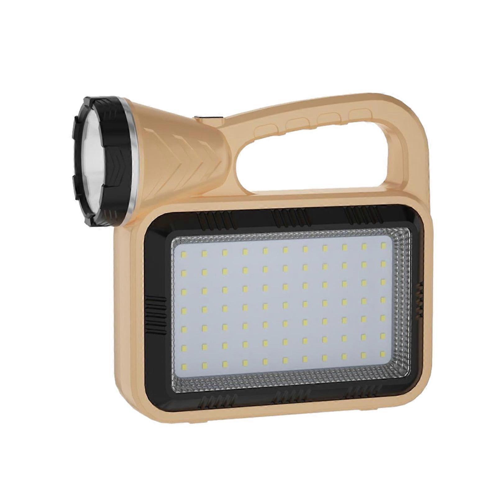 Hiroekza Flashlight Clearance! Portable LED Camping Lamp, Rechargeable Solar Light with 3 Modes, Side Light & Multiple Lighting Options