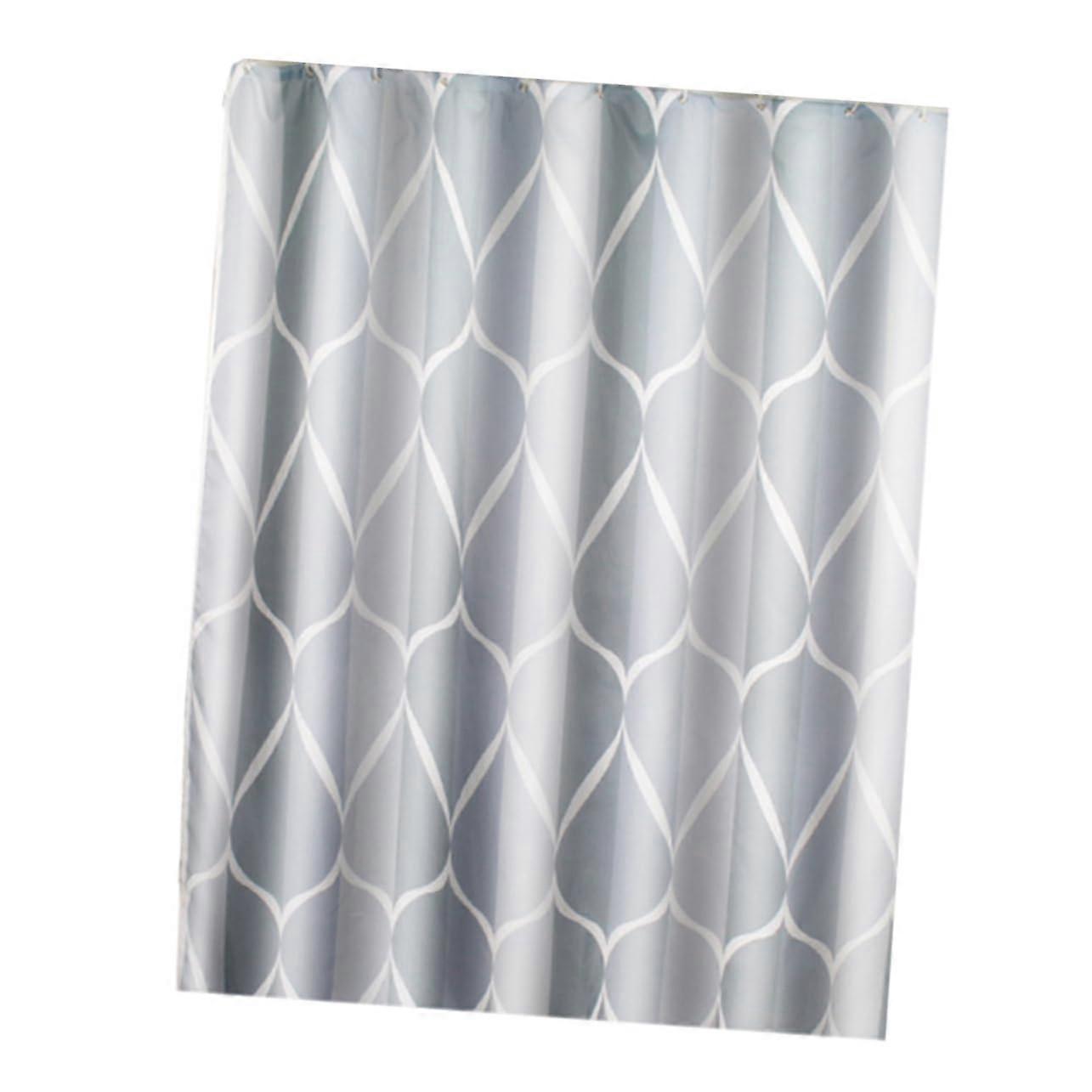 Polyester Shower Curtain WaterResistant Opaque Modern Design for Bathroom Decor