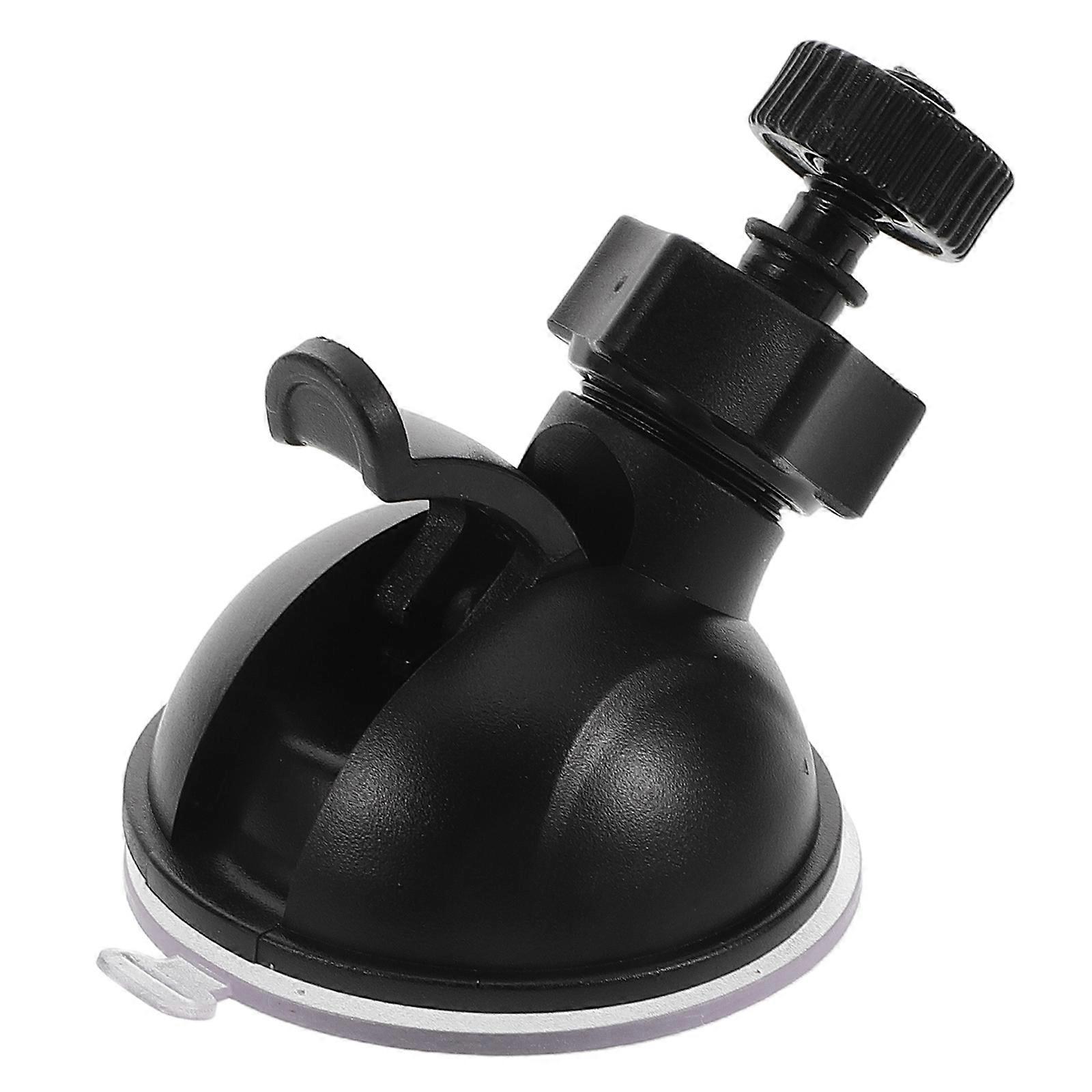 Compact Dash Cam Holder Versatile Suction Cup Black 6.00X4.50X4.20CM 1Set