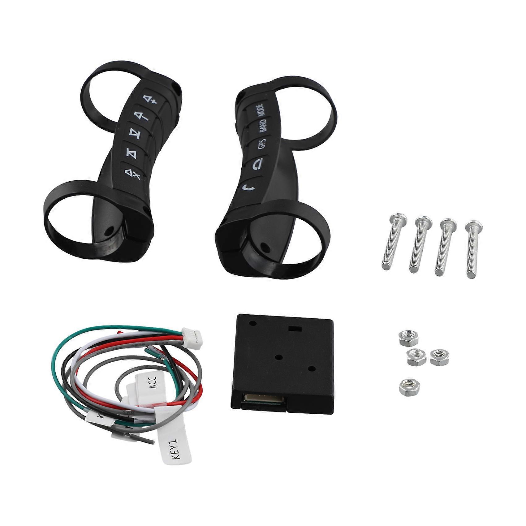 Universal Multi-Function Wireless Steering Wheel Controller Bluetooth DVD Navigation Buttons Contro