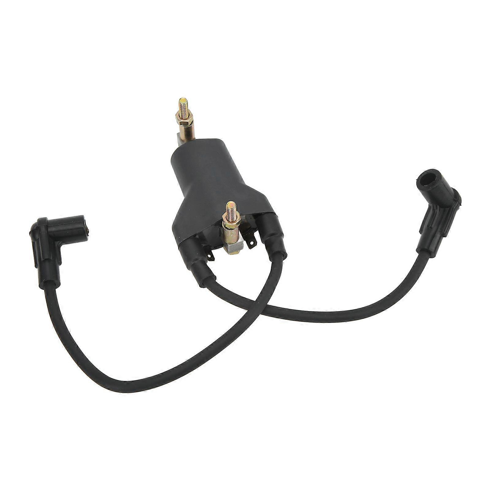 Dual ignition coil 26652 G01. Replacement ignition coil for E-Z-GO Marathon Medalist TXT 4-stroke gasoline engine.