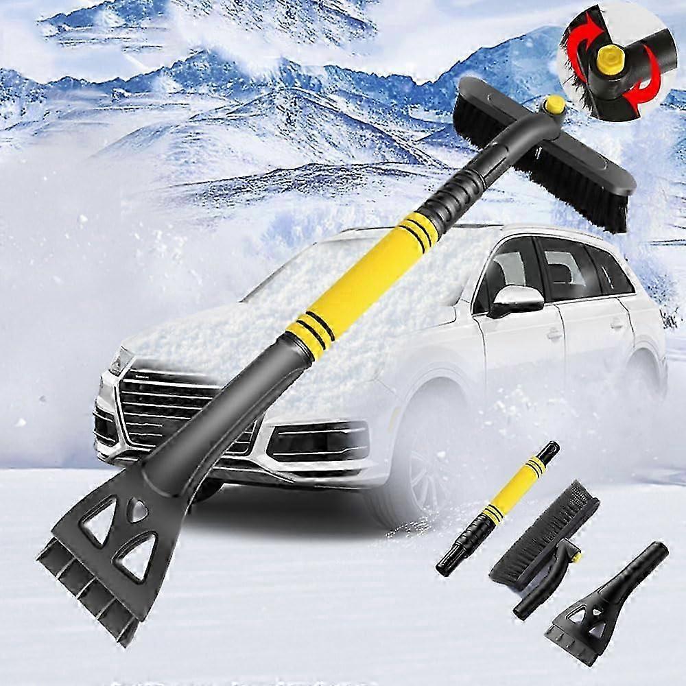 Car Ice Scraper for BMW X1 iX1 U11, Retractable Ice Scraper with Brush, Removable, Compact and Portable