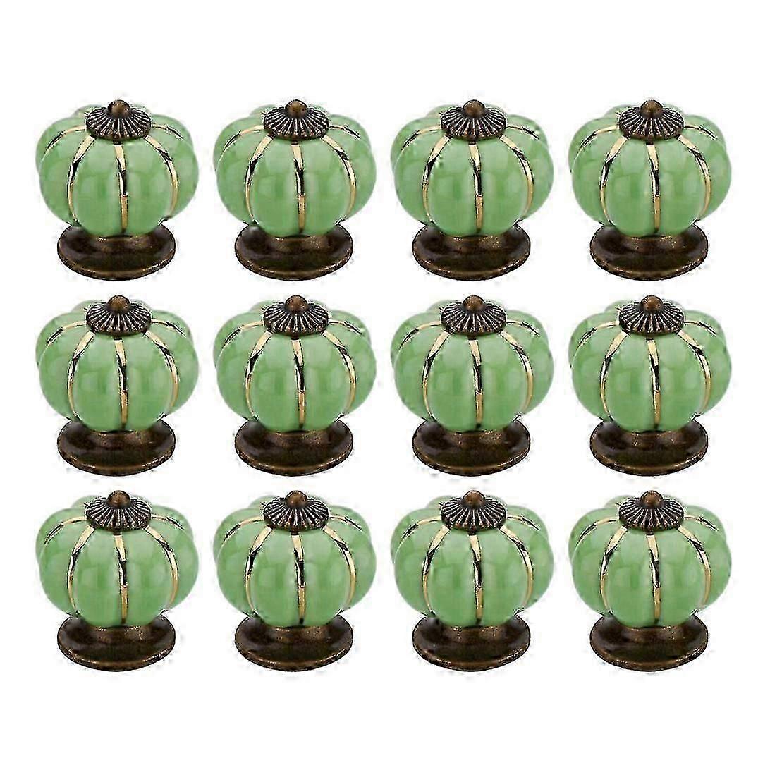 12 Pcs Knobs Vintage Ceramic Cabinet Knobs Drawer Dresser Knobs And Pulls Ceramic Cupboard Furnitur