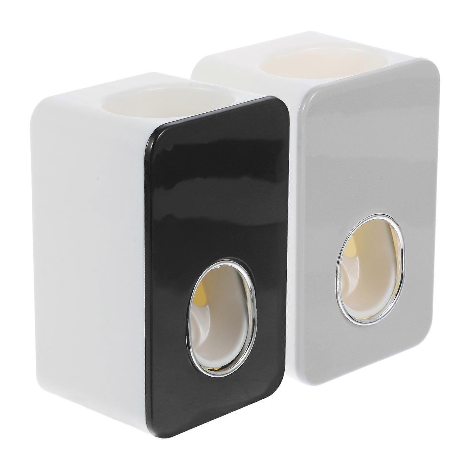 Hands Free Toothpaste Squeezer Wall-Mounted Automatic Dispenser for Home 4Pcs