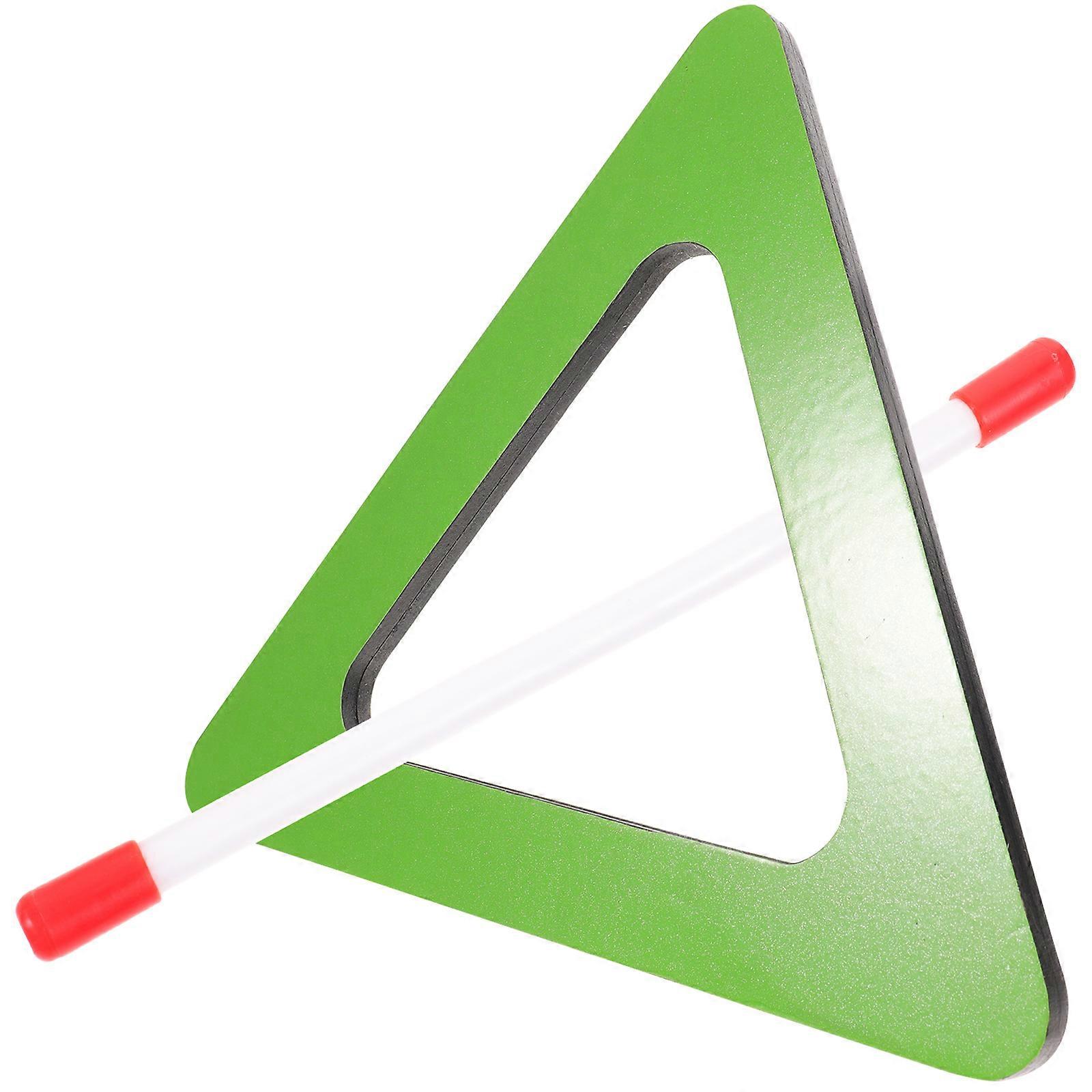 Percussion Instrument Triangular Hand Drum for Kids 2Sets with Sticks