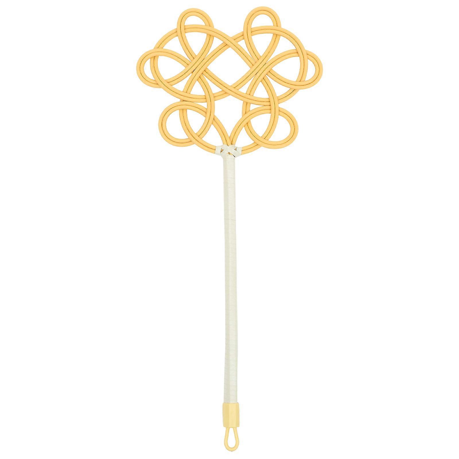 MLINS Carpet Duster Imitation Rattan 1 Set Carpet Quilt Fluffer Long Handle Quilt Paddle