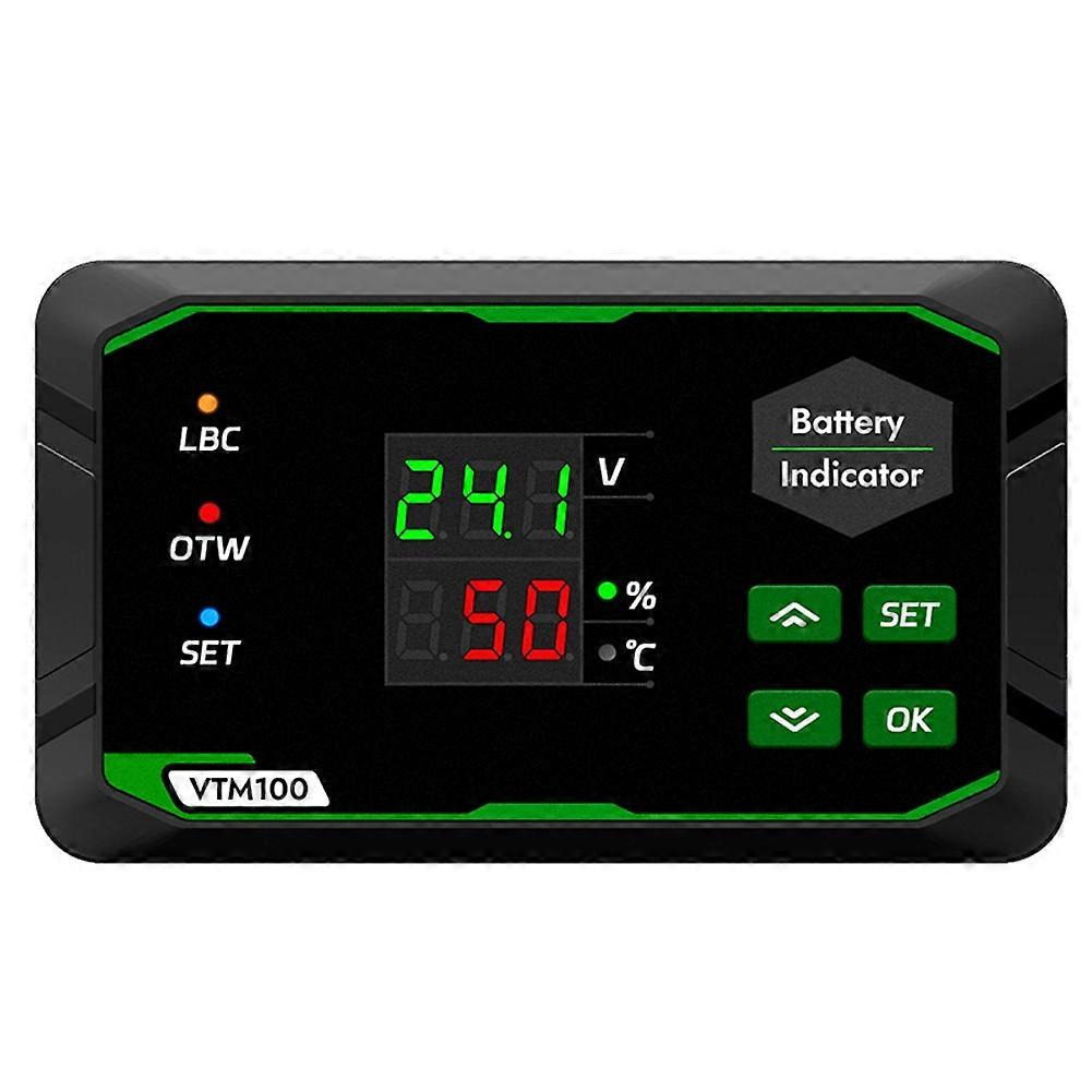 VTM100 DC 7-100V Digital Voltmeter Battery Tester Voltage Power Indicator for Ternary/Lithium Iron/Acid Batteries