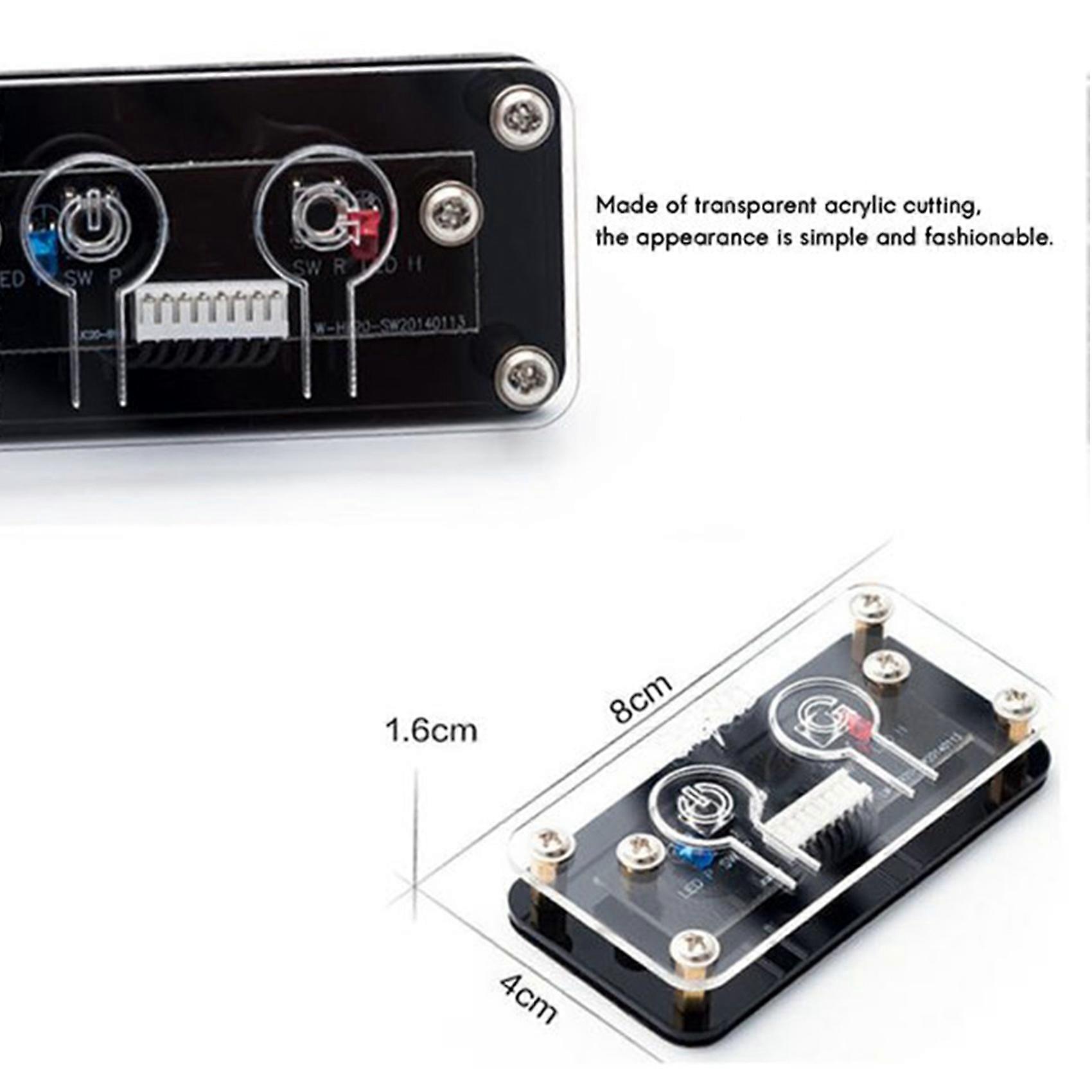 5X Desktop Computer Switch External Power Switch Power Button+Restart Button PC Case Power Supply Button, 60cm