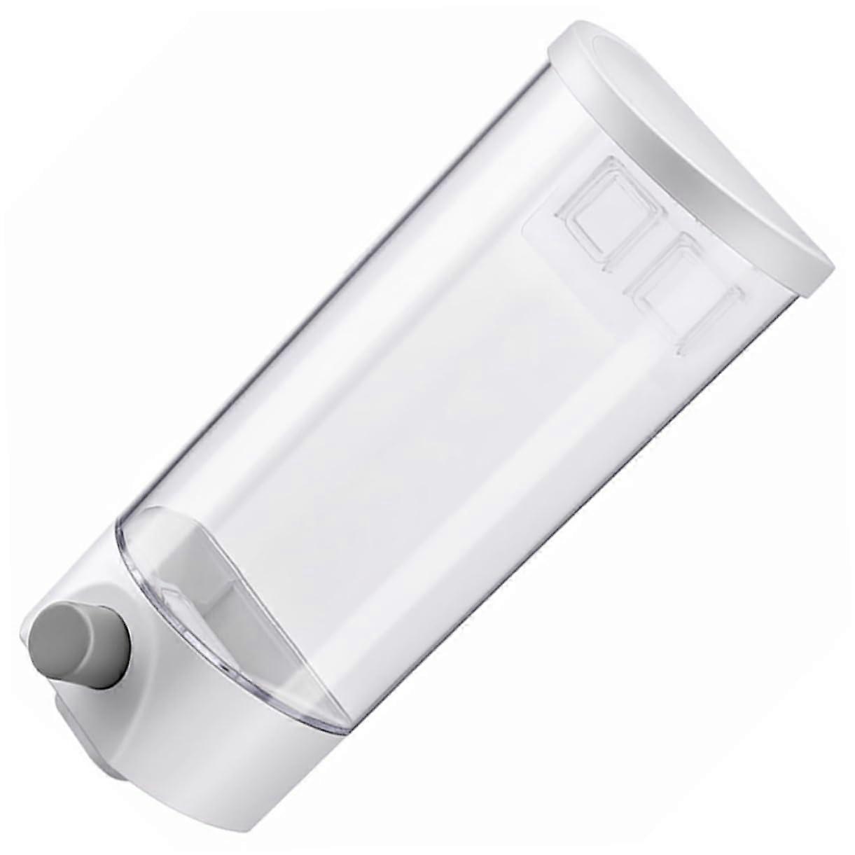 Wall Mounted Rice Storage Container 2.5L Airtight Grain Organizer with Measuring Scale for Kitchen