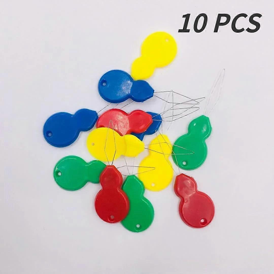 20/10Pcs Needle Threader Stitch Insertion Tool for Sewing Machine Plastic Wire Loop for Needles Needleswork Threader Sewing Tool