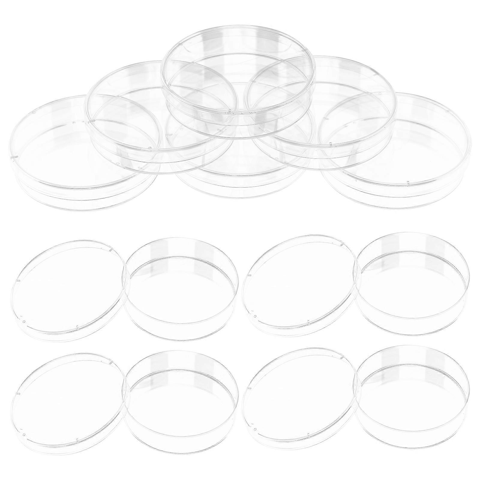 Laboratory Petri Dish Plastic Petri Dish for Sample Storage 30Pcs