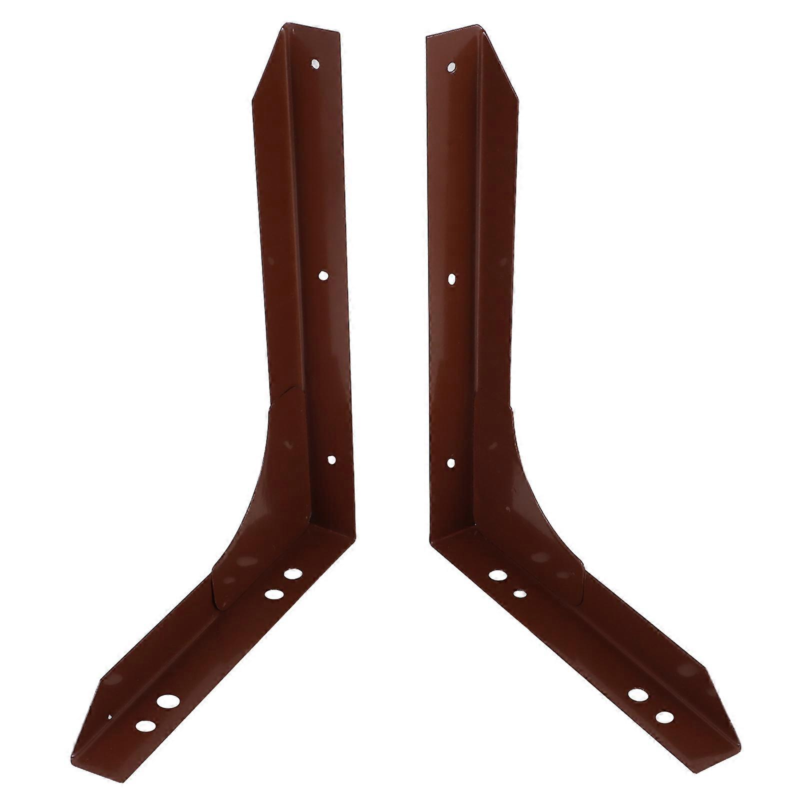 Buddhist Cabinet Iron Shelf Bracket Support 5Pairs Coffee Material