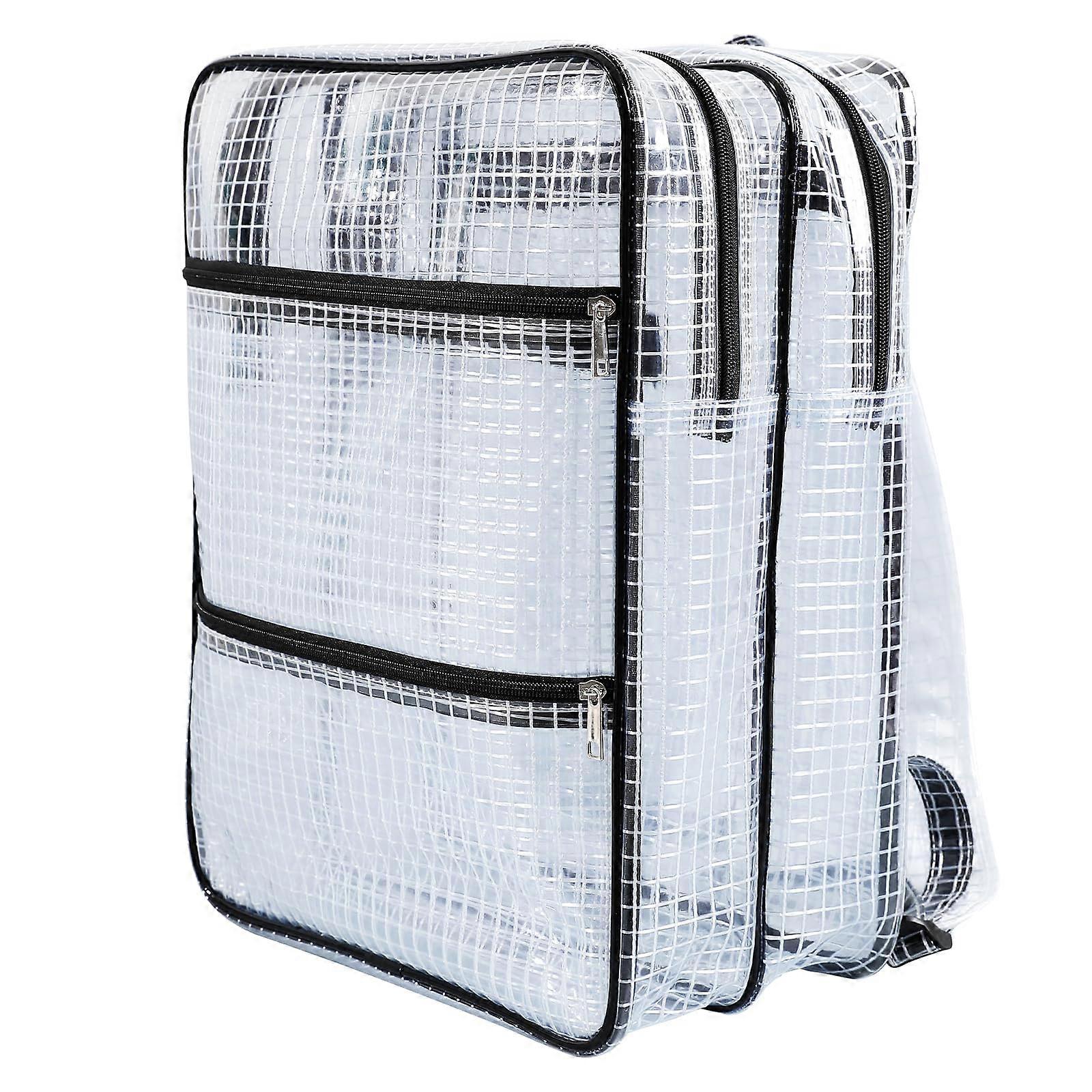 17.7 Inch Anti Static Transparent Engineer Tool Backpack with Clear Visibility and Waterproof Build Ref:6246