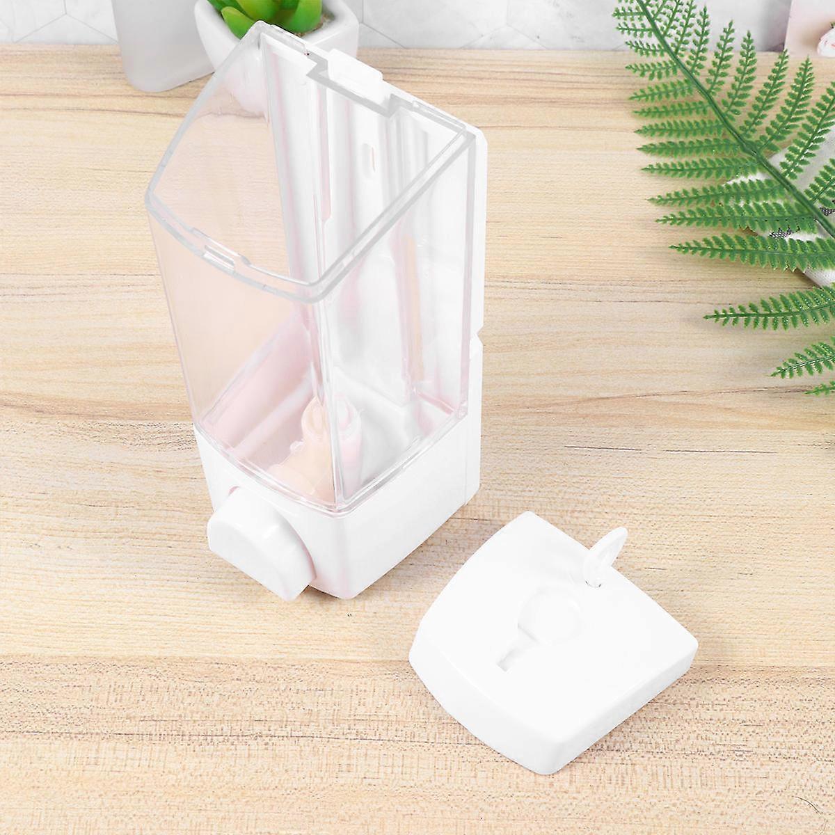 Soap Dispenser 1Pcs Wall Mounted for Storage 300Ml White Hanging Soap Container