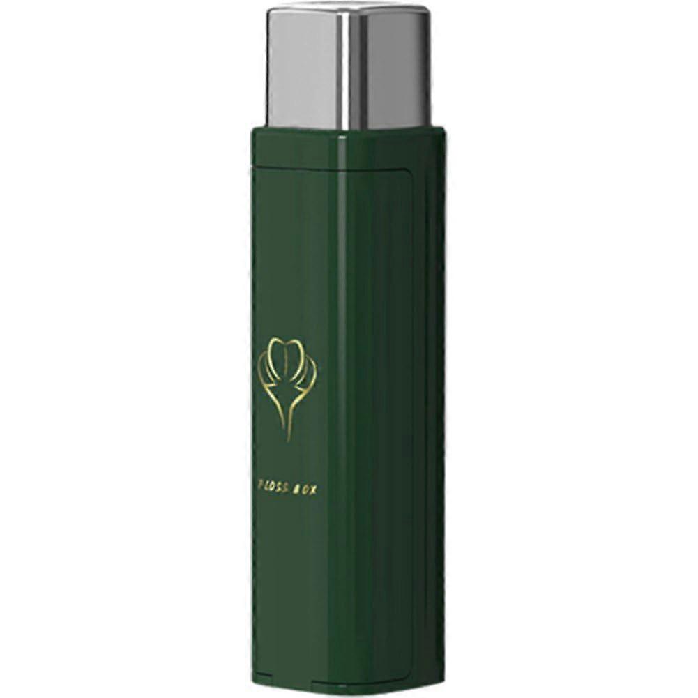 Automatic Dental Floss Dispenser with OneTouch Ejection, Compact Hygienic Case for Travel