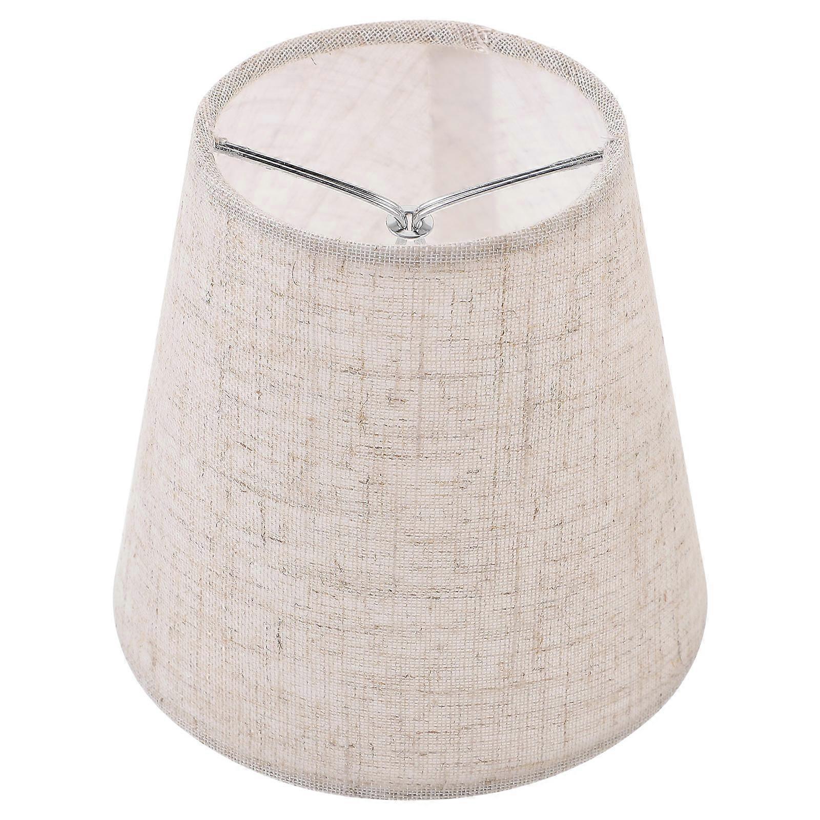Light Grey Fabric Lampshade for Decorative Lamp Cover Use