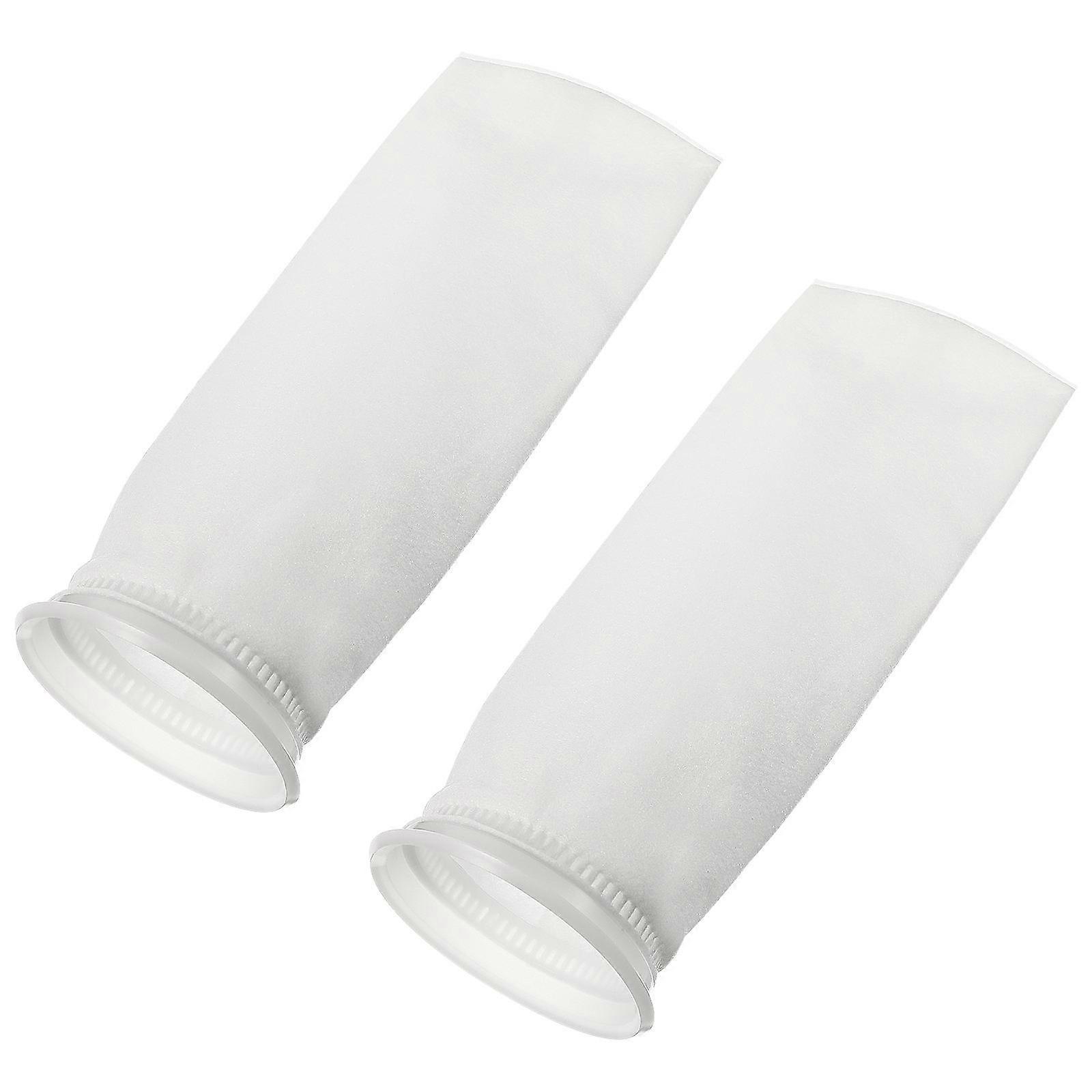 Filter Bag for Fish Tank Aquarium Filter Socks 2Pcs White Material