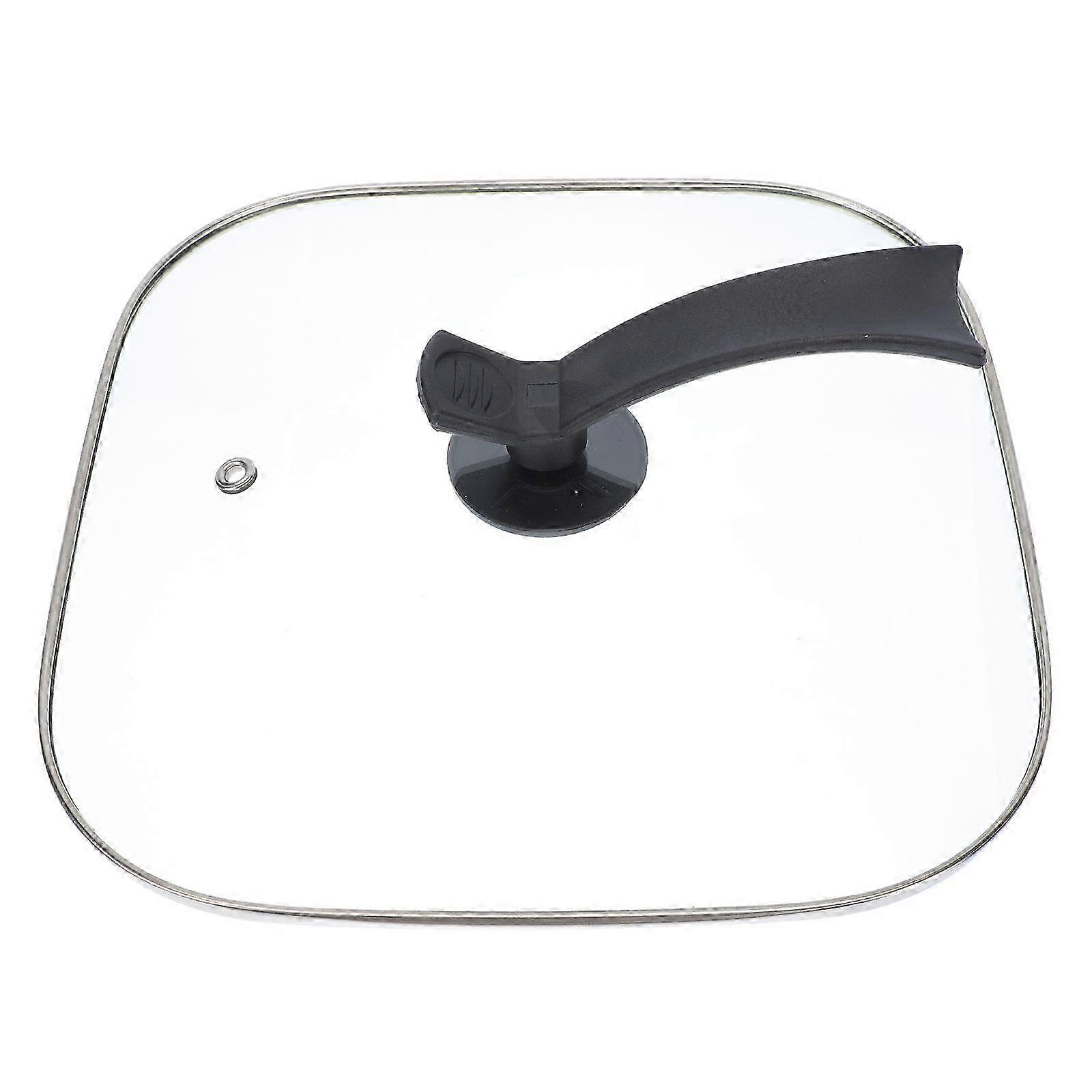 2026 1PC Multi-functional Vertical Electric Square Heating Pot Cover Glass Cover