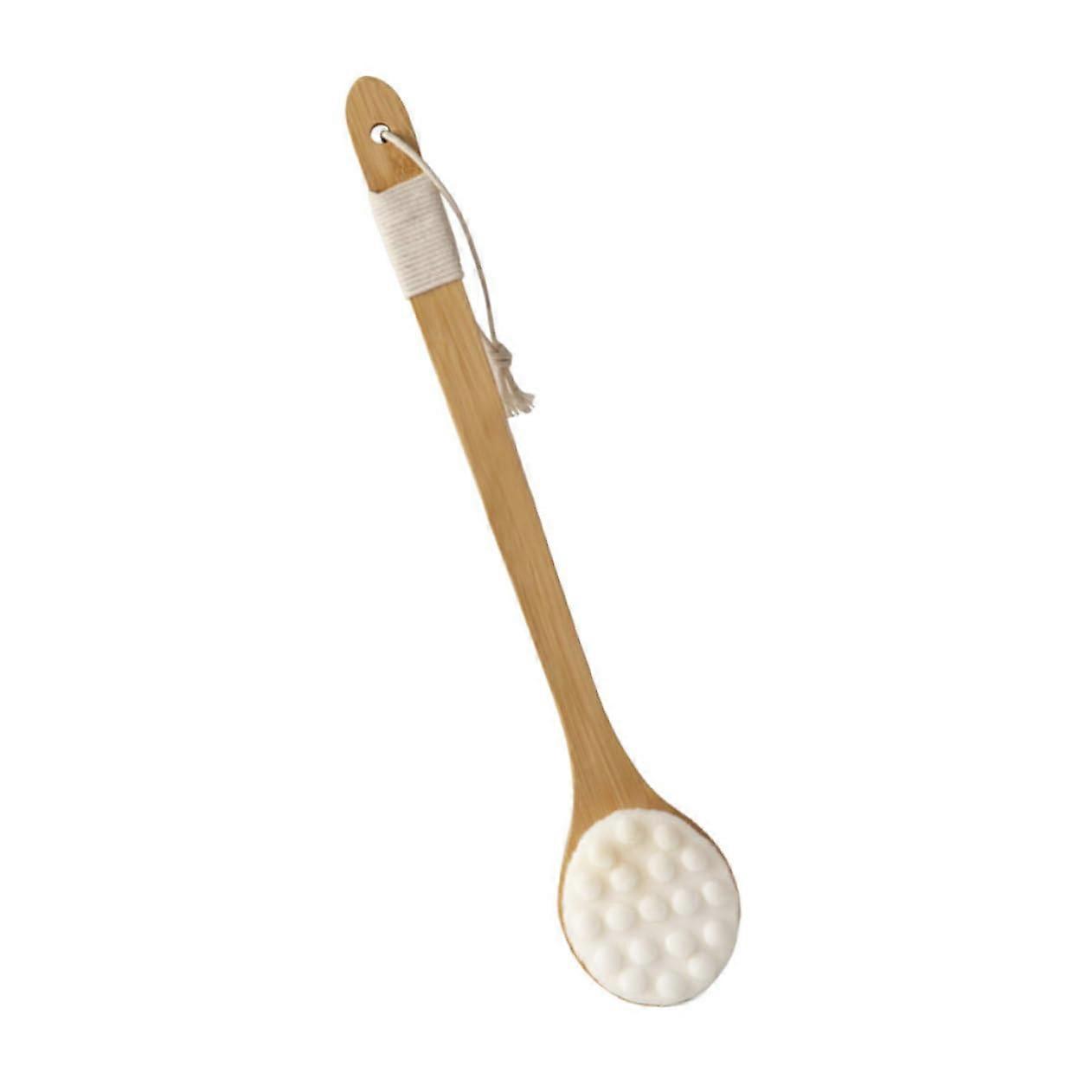 Long Handle Back Scrubber Shower Brush with Ergonomic Grip for Gentle Exfoliating and Deep Cleansing