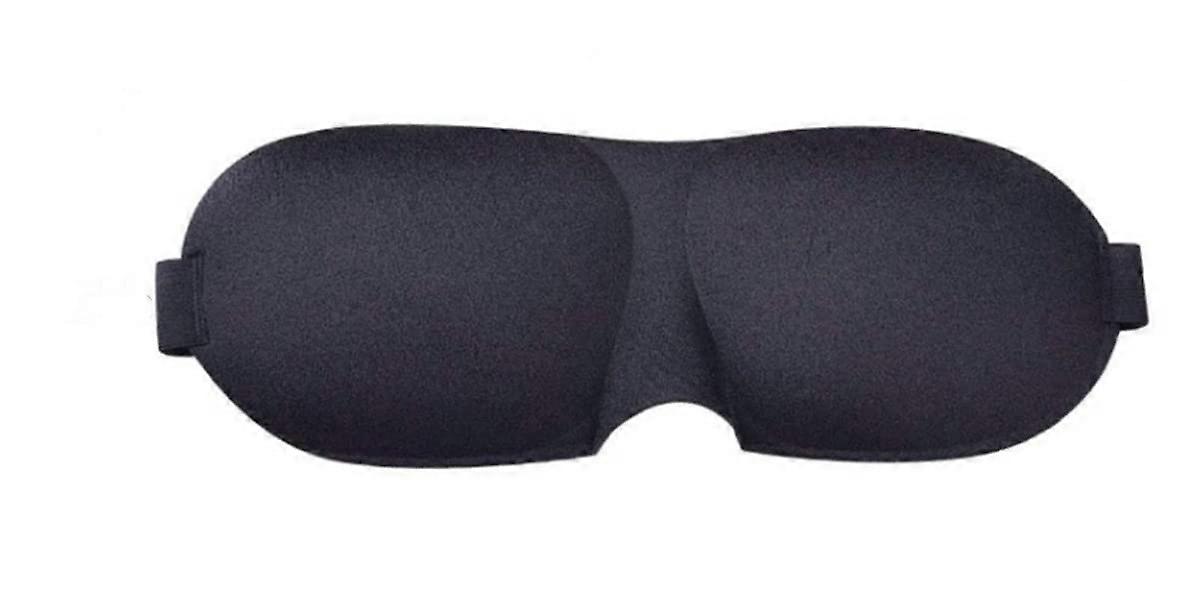3D Contoured Sleep Mask with Complete Blackout and Adjustable Strap for Travel