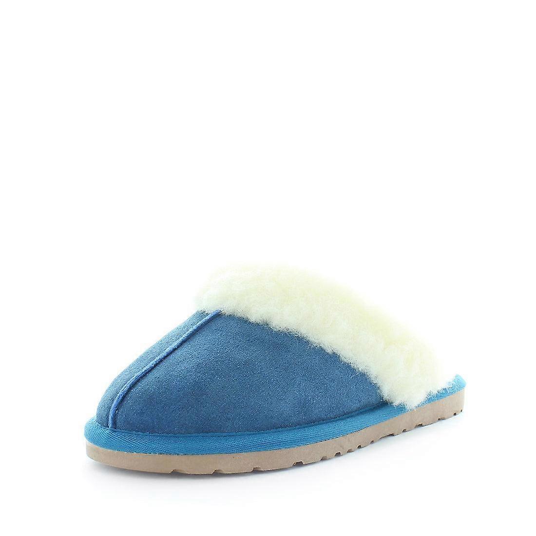Just Bee Women's Cita Blue 11Us Slippers