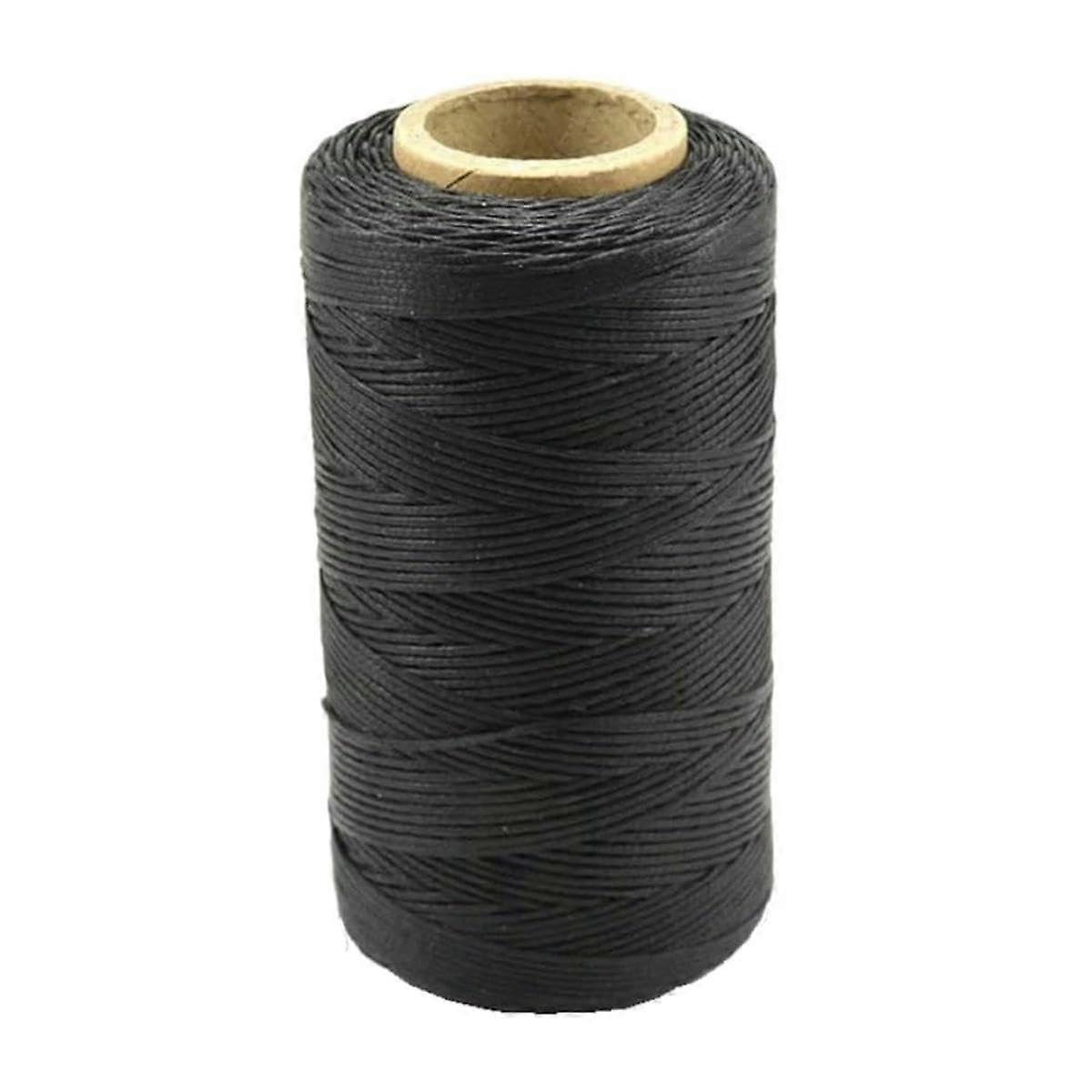 Leather Sewing Thread 260m Black Waxed Nylon for DIY Crafts, Leather , Bookbinding
