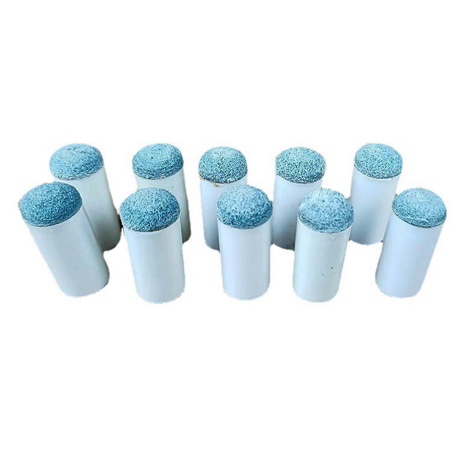 10Pcs Slip On Pool Cue Tips Replacement Billiard Cue Tips Protects Cue and Improves Accuracy