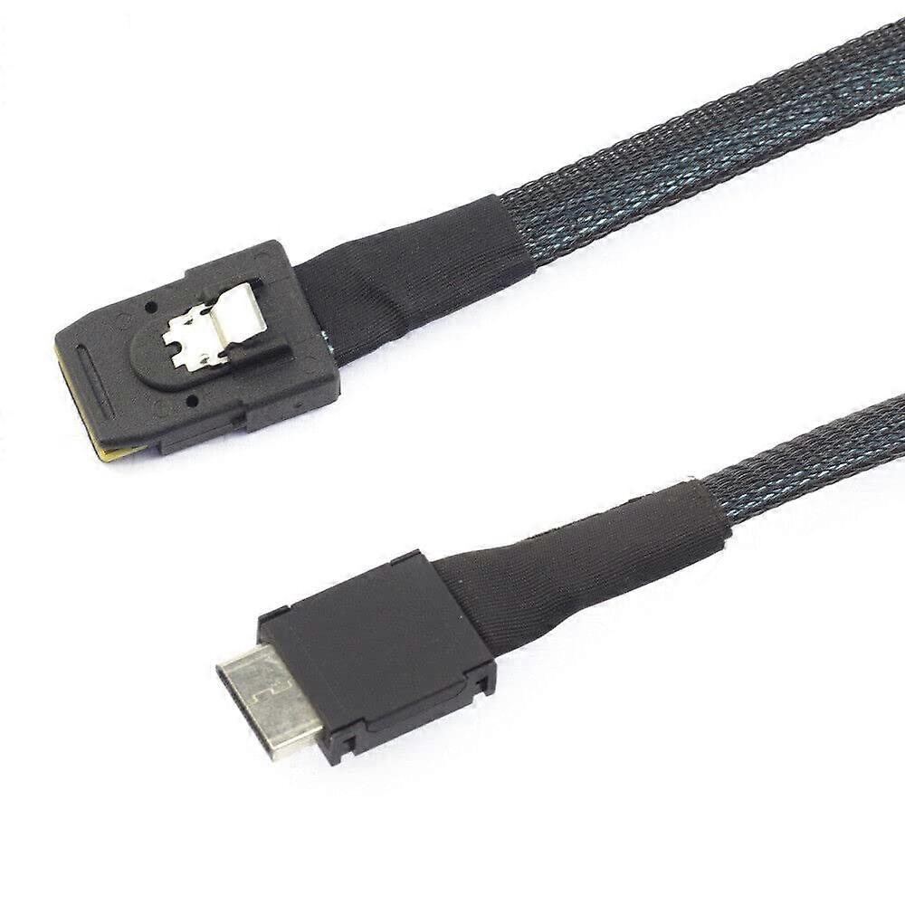 MINI SAS SFF8087 to Oculink SFF8611 Cable 0.5m Black Speed ServerGrade Connection
