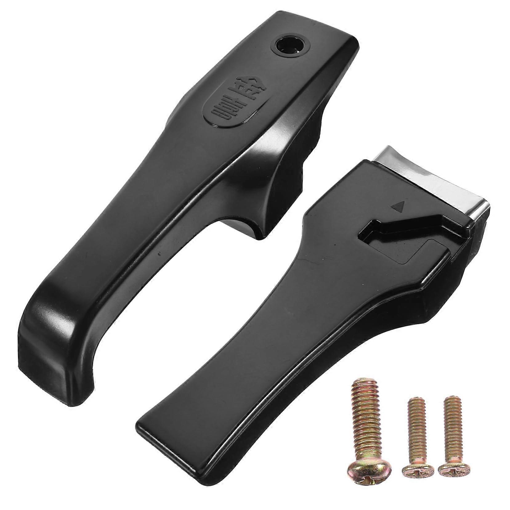 Pressure Cooker Handle Replacement Pair, Universal HeatResistant Bakelite Pot Grip, Black