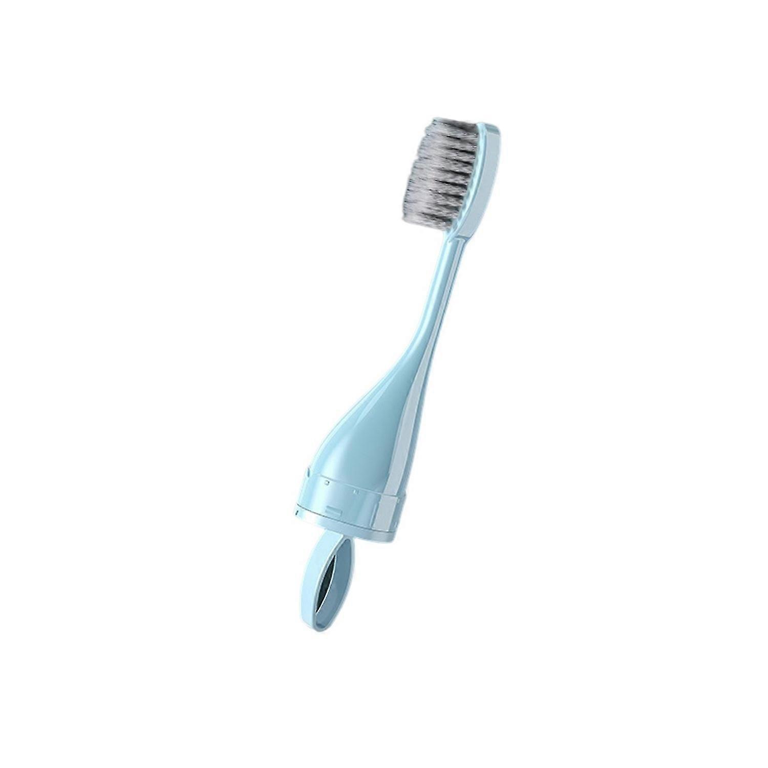 Travel Toothbrush Kit Foldable Toothbrush Built-in Toothpaste Container