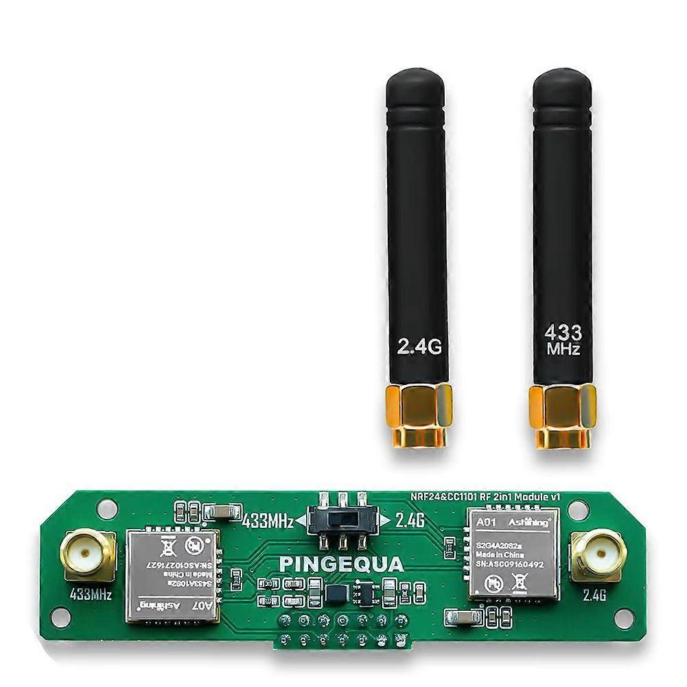 Dual-Band RF Module for M5Stack Cardputer ADV - NRF24 + CC1101, Stable Power & Auto Switch Design, Bruce Compatible