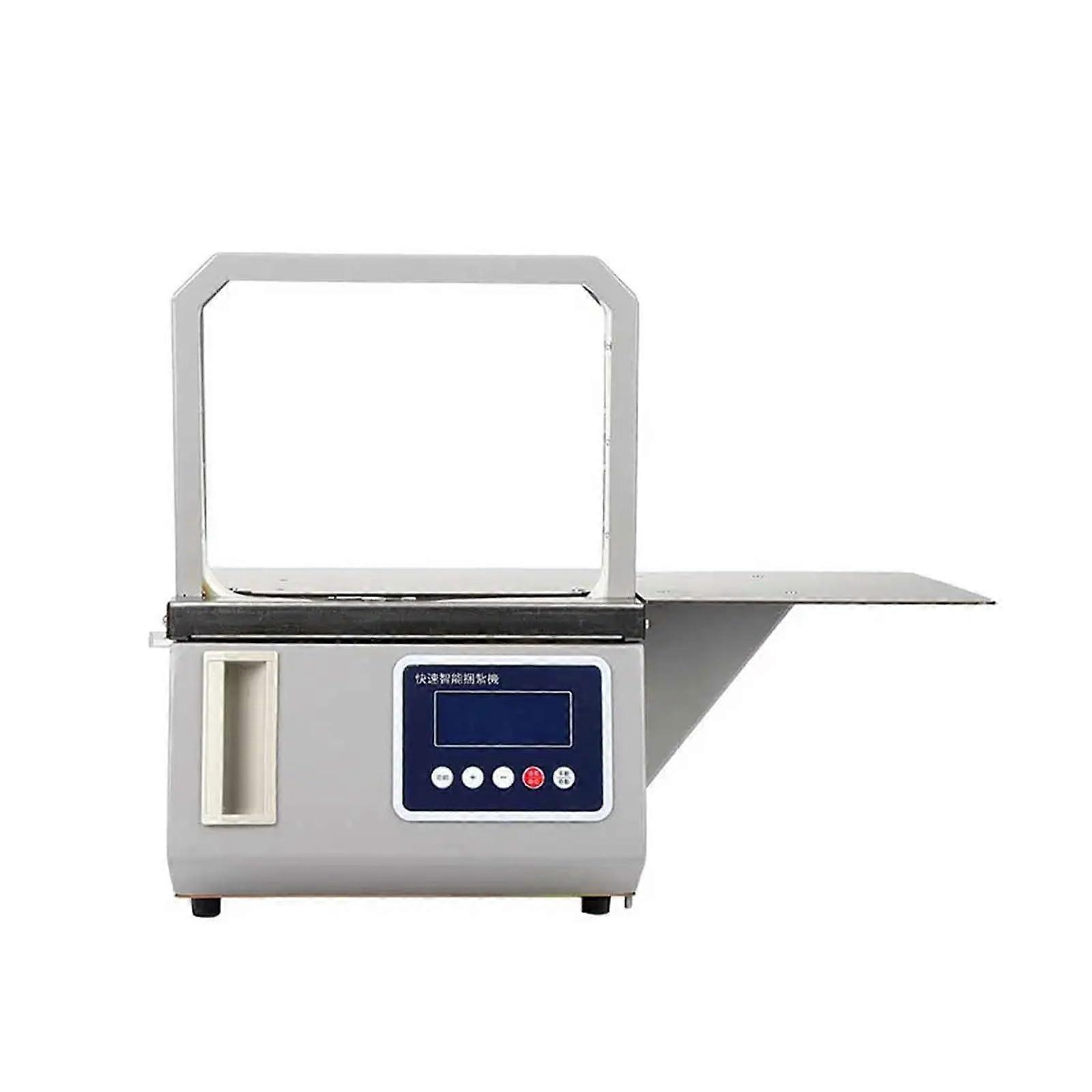 Automatic Strapping Machine with Hot Melt OPP Tape, Fast Binding for Vegetables and Retail Packaging