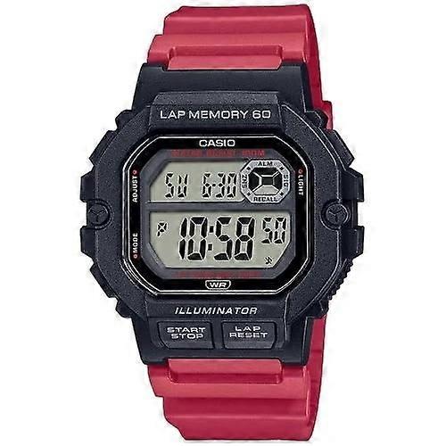 CASIO SPORT ILLUMINATOR LAP MEMORY 60 - RED