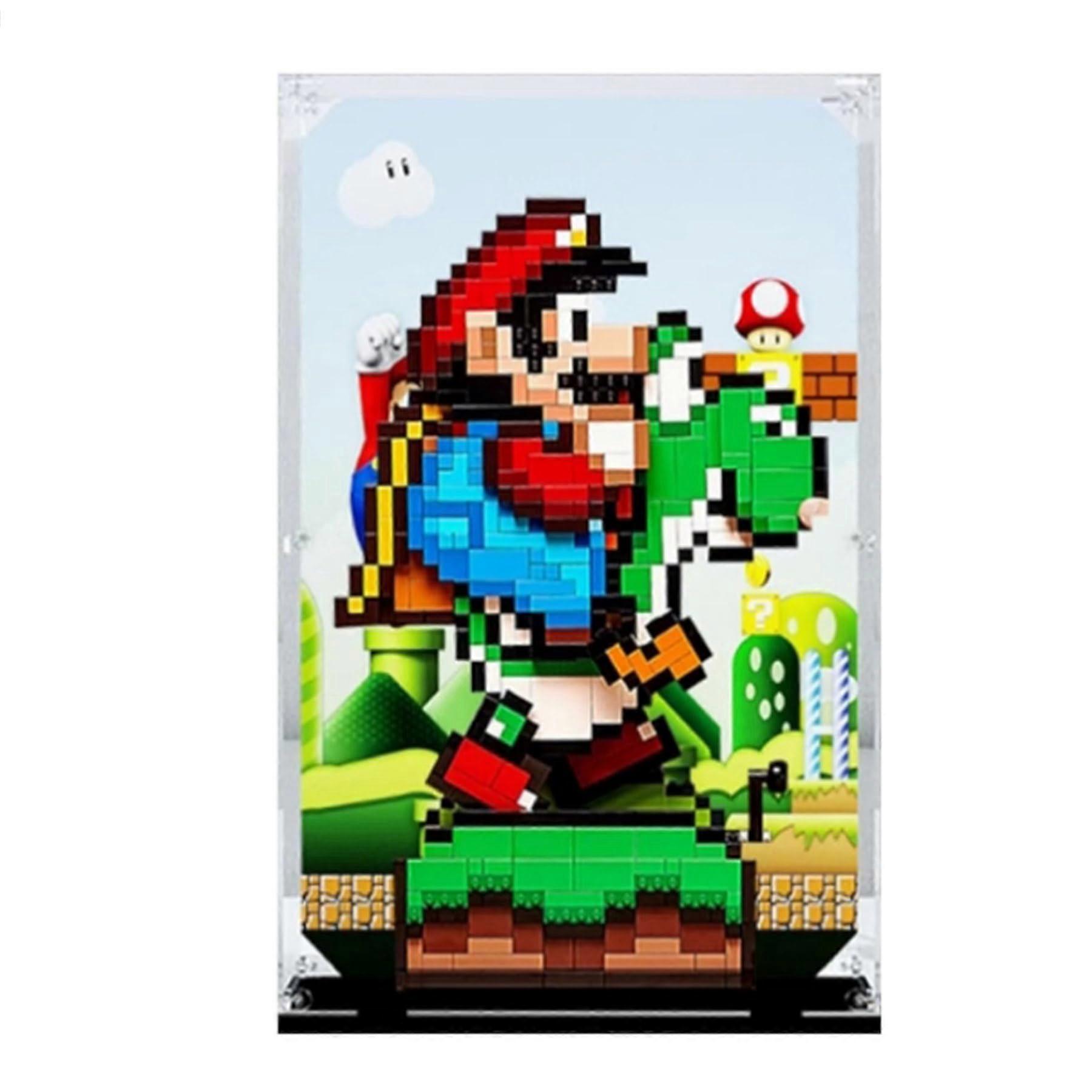 Acrylic Display Box for  71438 Model, Dustproof Clear Case with Black Base