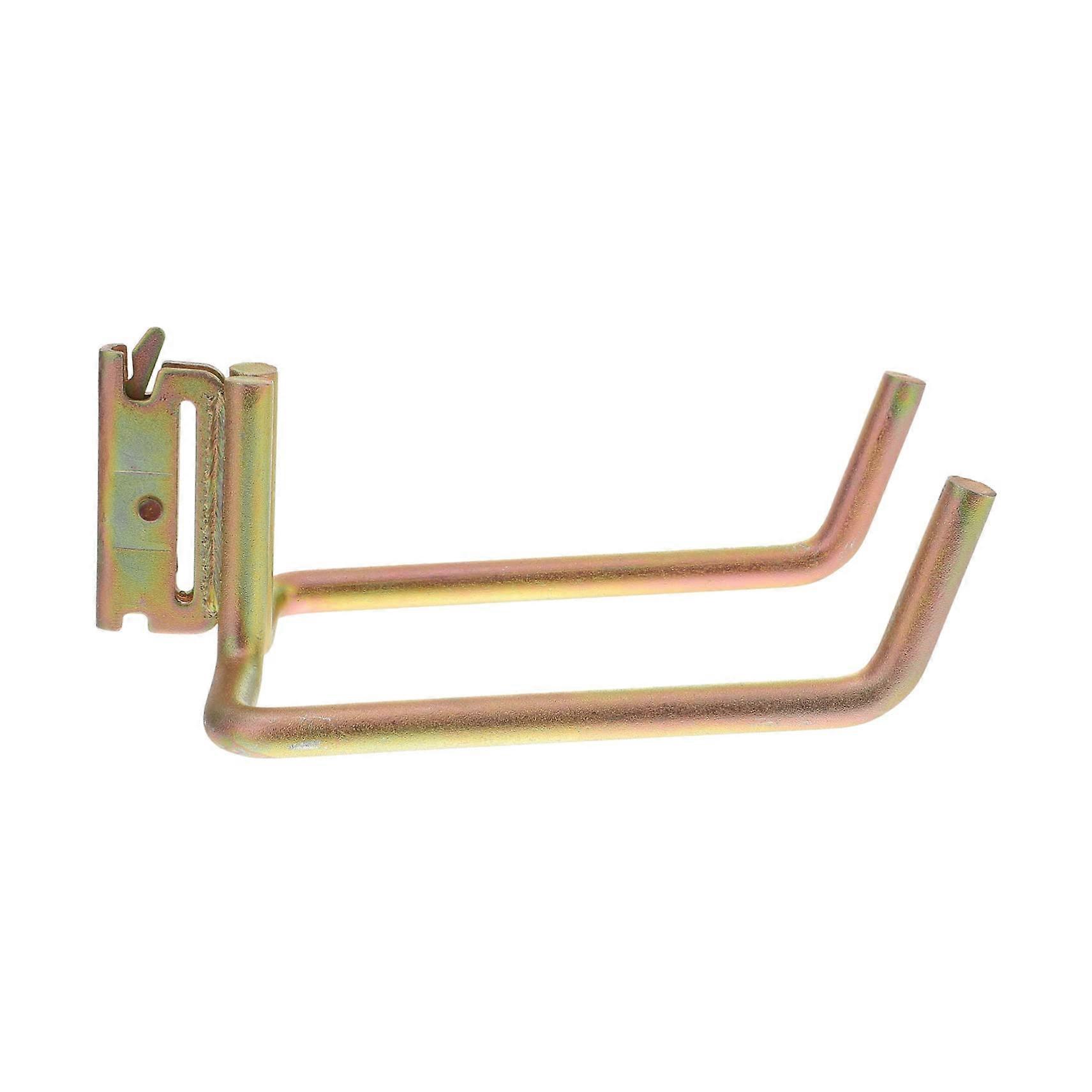 Heavy Duty E Track Hook Hanger with Safety Latch Adjustable Tool Holder for Cargo Trailers and Garages